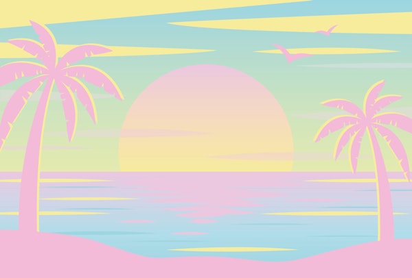 Miami style 90s design