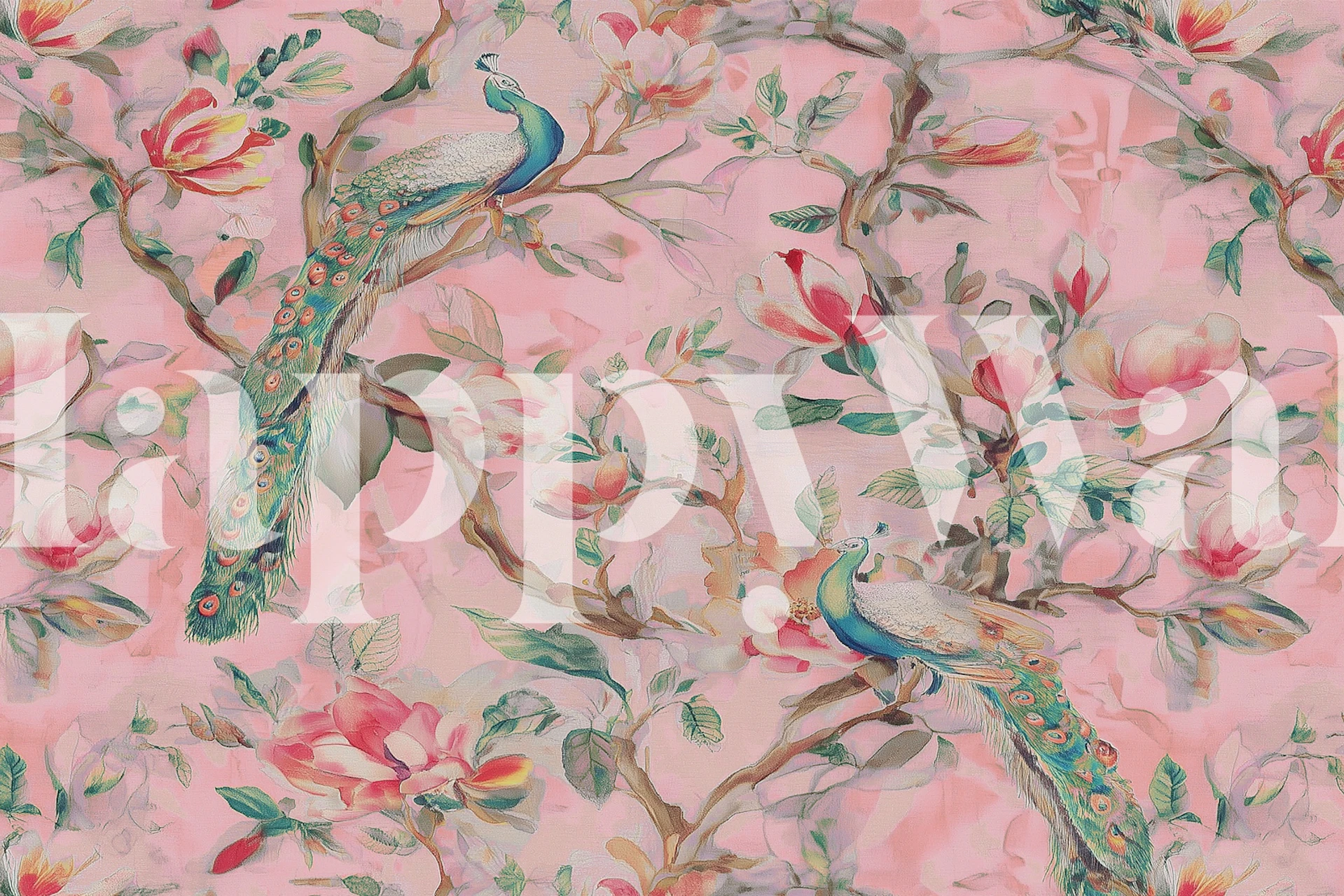 Blossom Spring Serenade wallpaper in a room