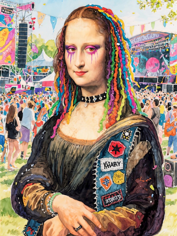 Sassy Mona Lisa Punk