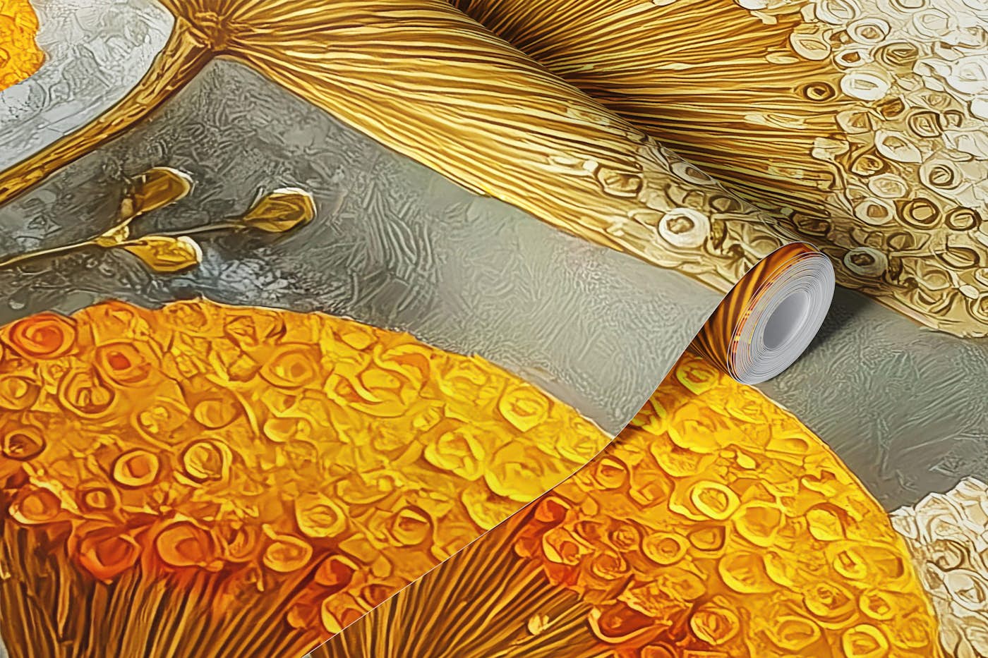 Golden Field Charm wallpaper roll