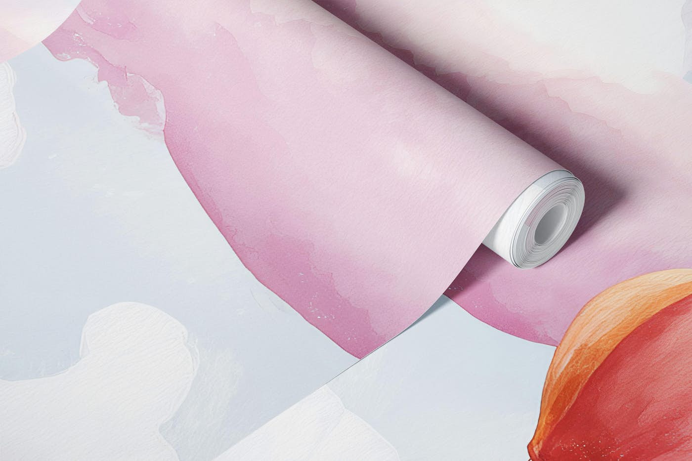 Colorful Balloons in Calm Sky wallpaper roll