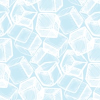 Ice Cubes - frosty blue wallpaper
