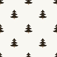 Nordic Forest Charm Darkbrown Beige tapete