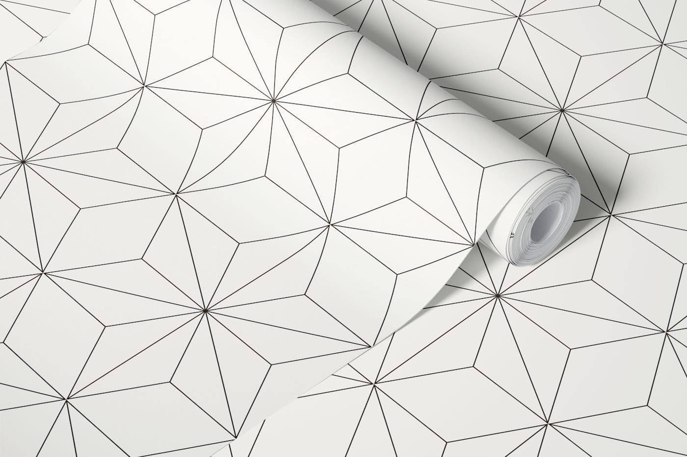 Minimalist Line Geometry wallpaper roll