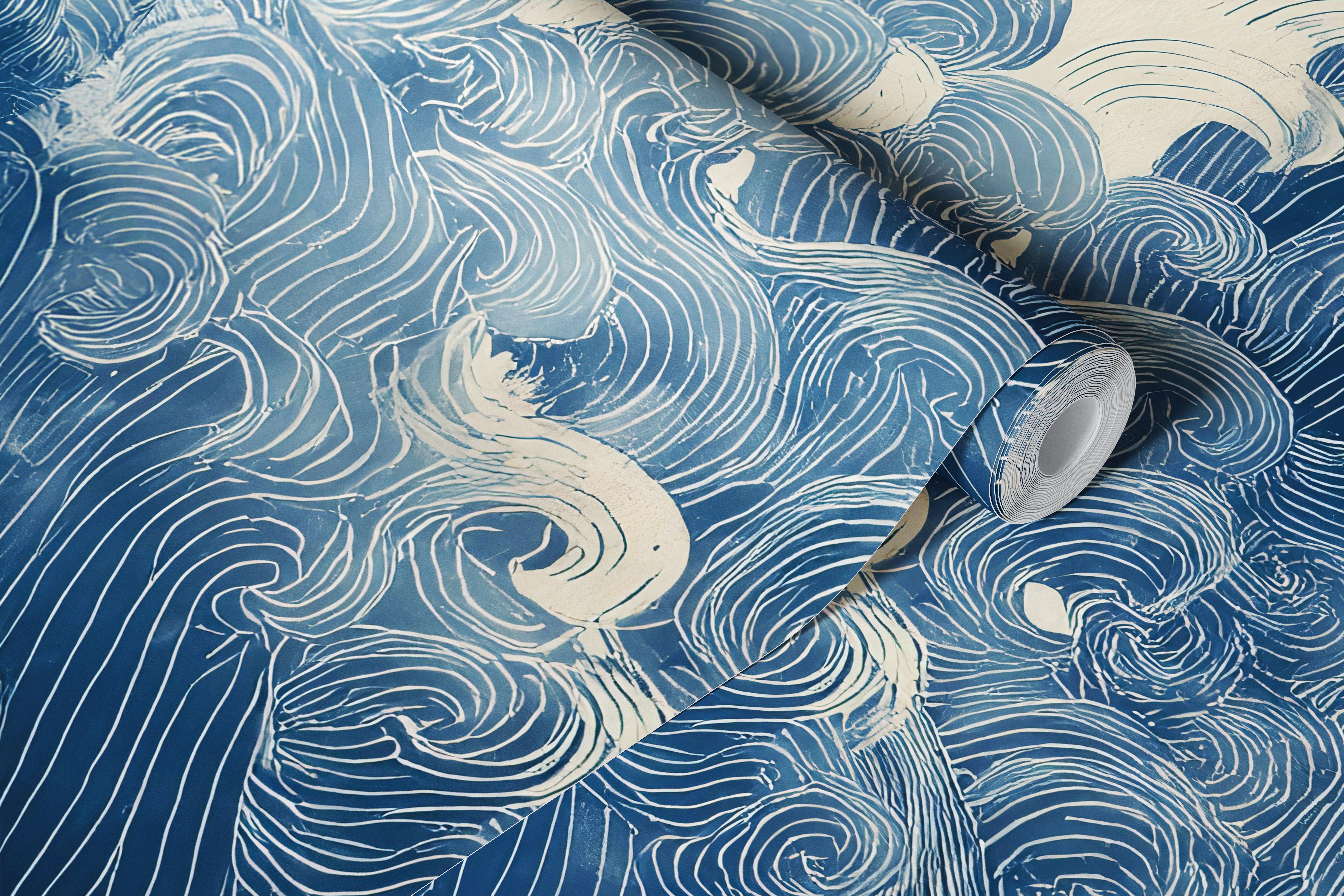 Oceanic Wave Adventure tapet i rumindstilling