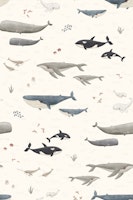 Whale Serenade tapetit