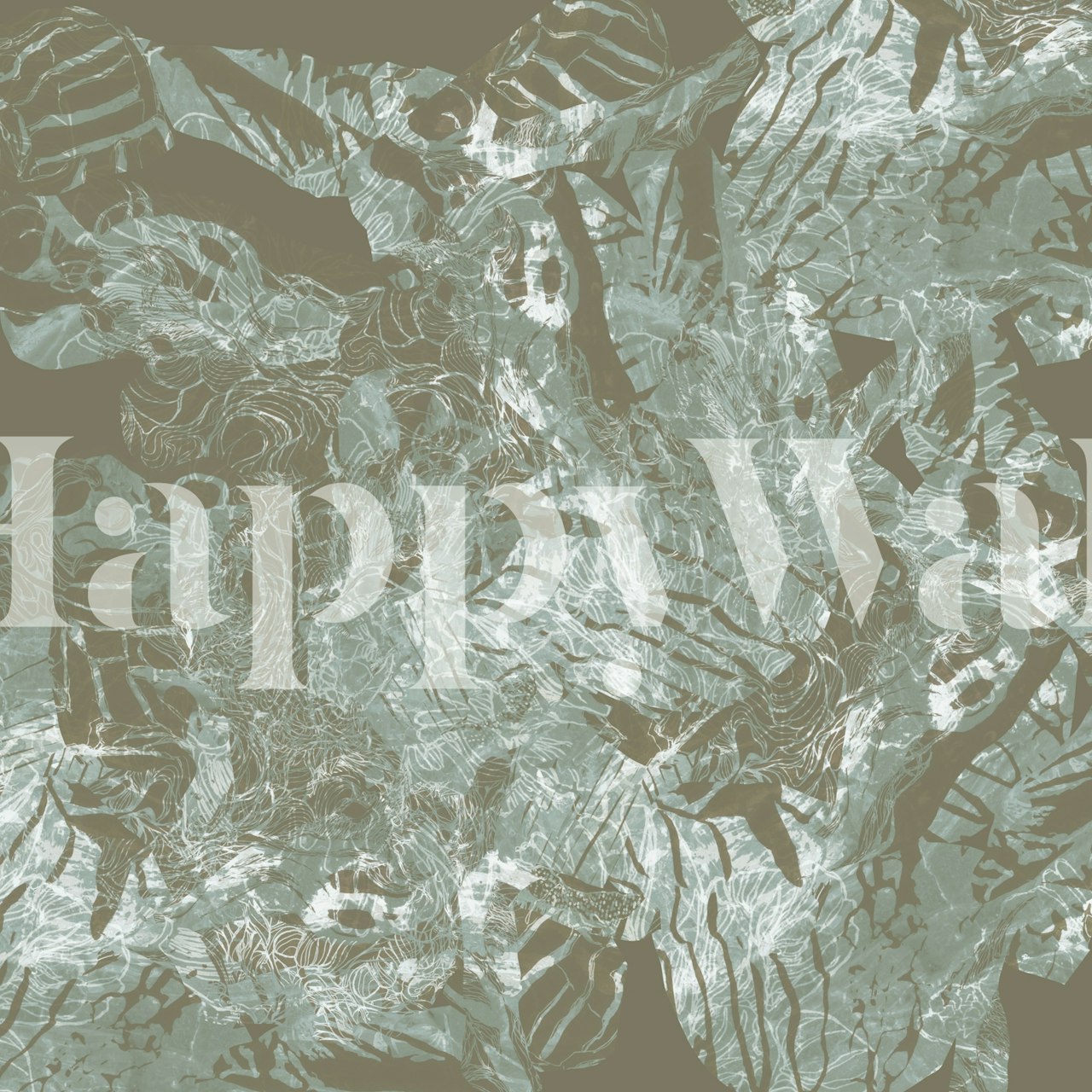 Papel tapiz Mystic Forest Flow en una habitación