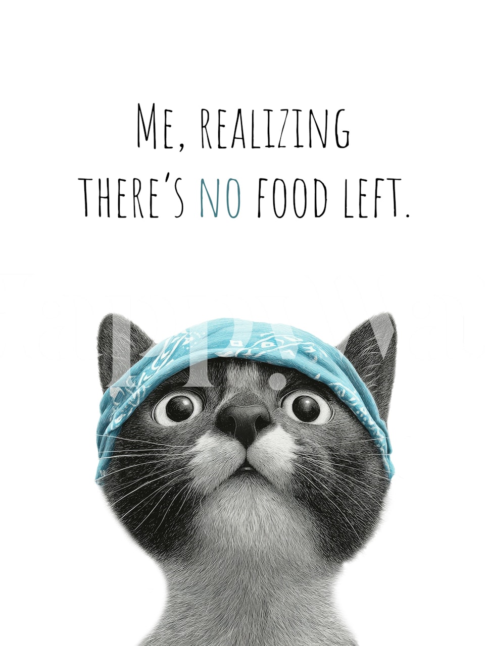 Tapeta Cool Cat v pokoji