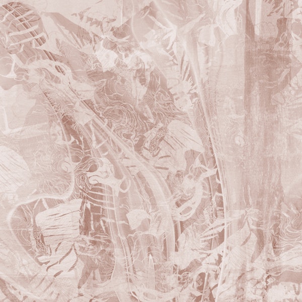 Dusky Rose Abstract Art