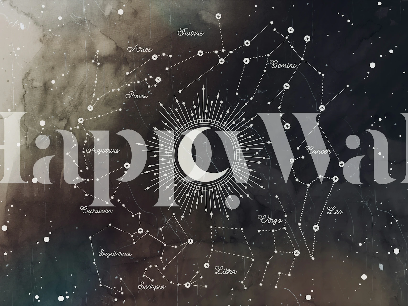 Moonlit Constellation Vibes wallpaper design