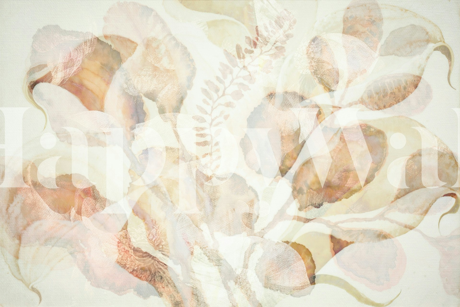 Fall Blossoms Dreams tapet visad i ett rum