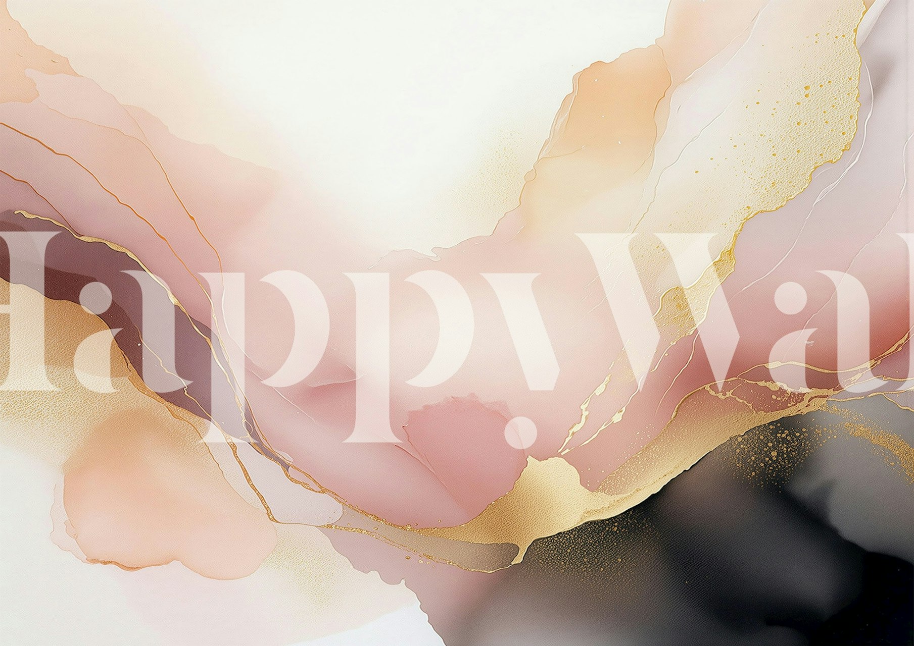 Ταπετσαρία Soft Blush Elegance σε ένα δωμάτιο