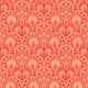 Vintage Ornamental Scallops Pink Red