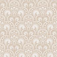 Vintage Ornamental Scallops Beige ταπετσαρία