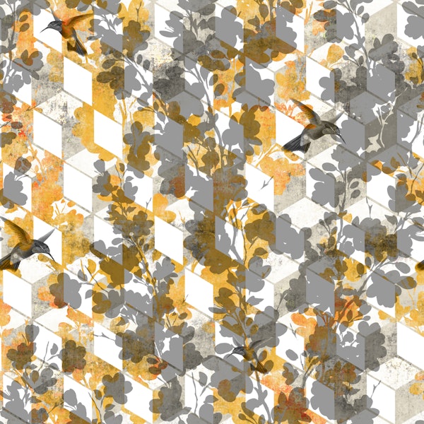 Geometric Floral Bliss