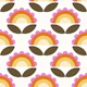 Rainbow Floral Pattern