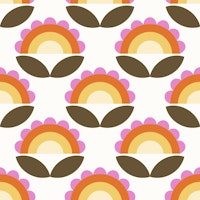 Rainbow Floral Mural papiers peint