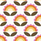 Rainbow Floral Mural