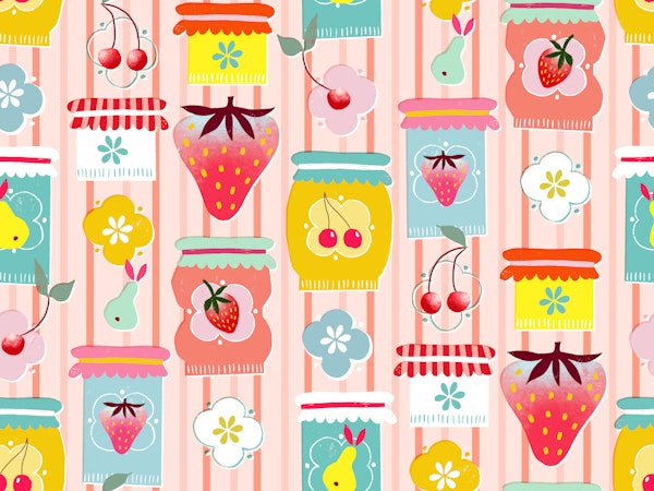 Fruit jam variety peach