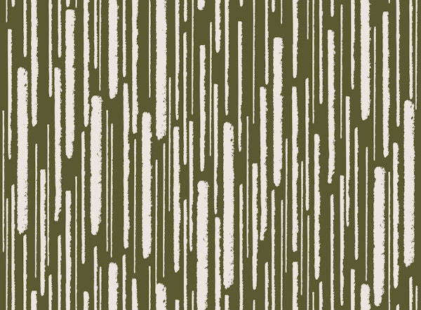 Earthy Brush Stroke Stripes Green