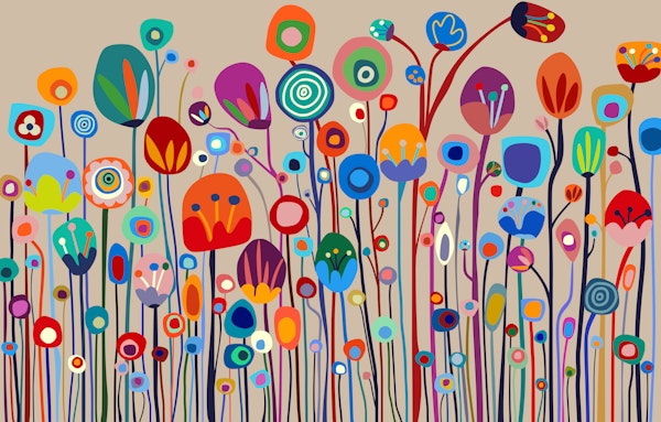 Playful Botanical Parade