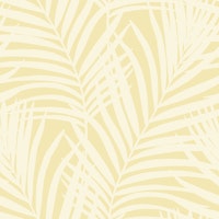 Coastal Palm Leaves - Butter Yellow 1 ταπετσαρία