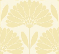Monochromatic Butter Yellow Daisy - Large papiers peint