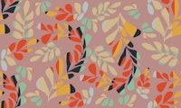 Psychedelic Leaves 03 papel de parede