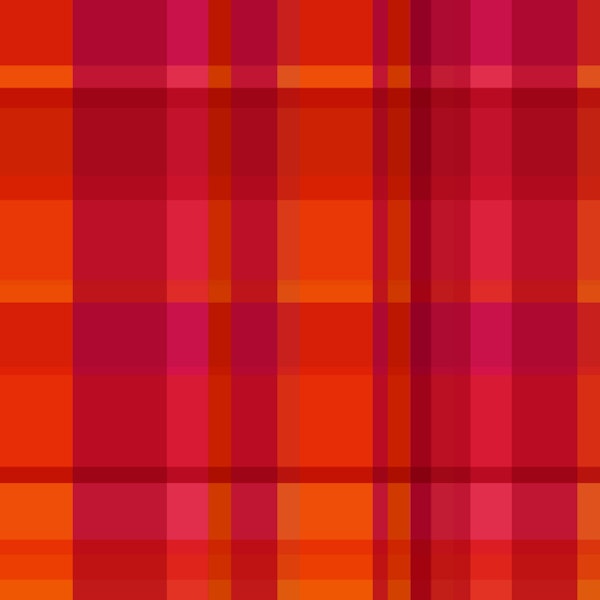 Mulled Wine and Spiced Orange Plaid - Medium