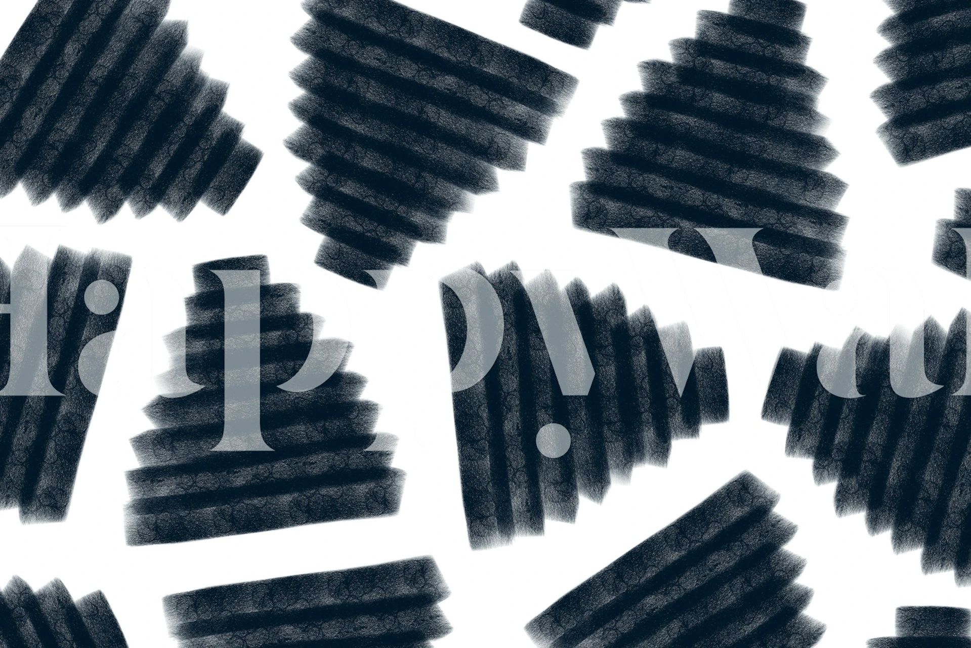 Abstract blue striped pattern wallpaper