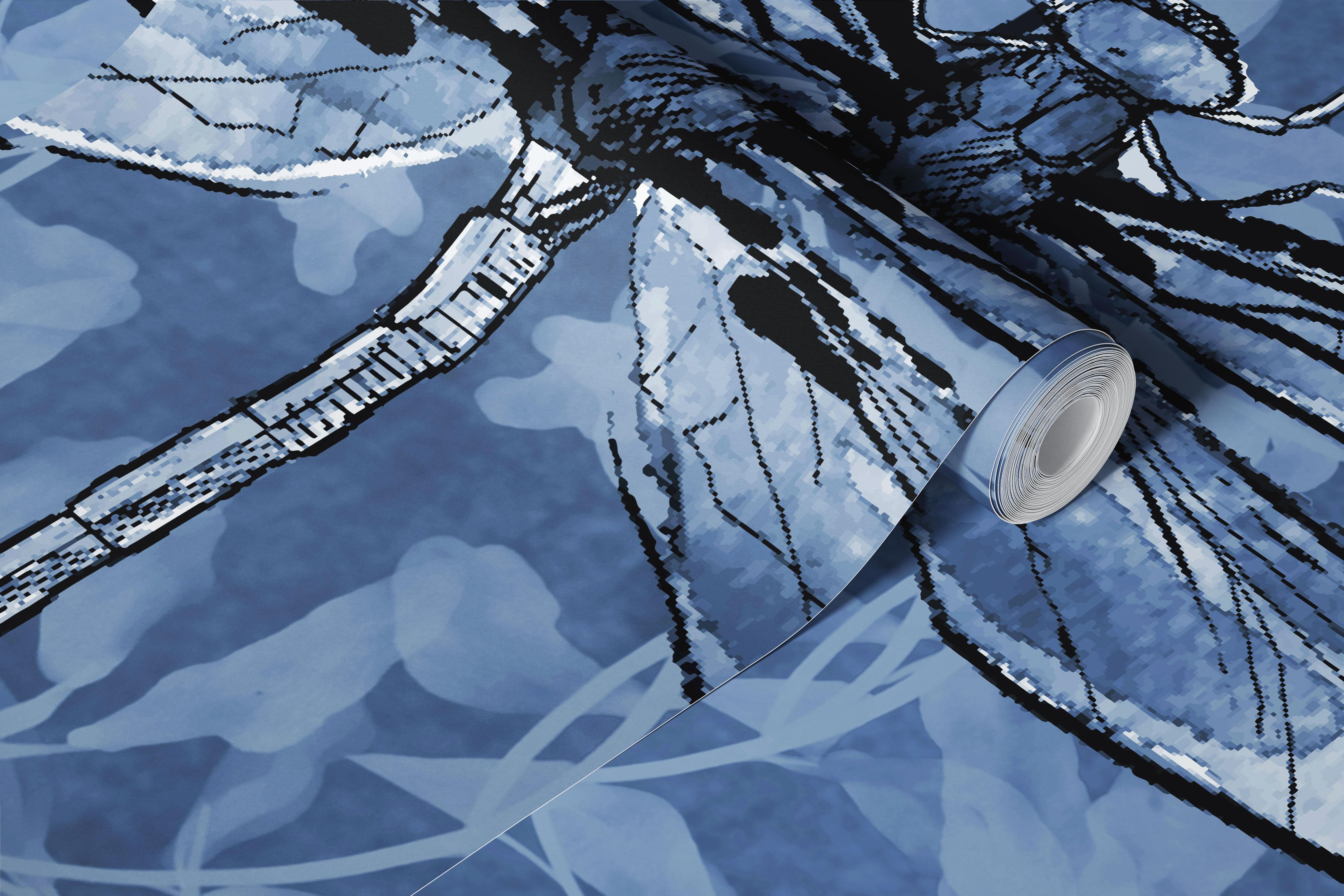 Dragonfly Buzz tapet i en rumindretning