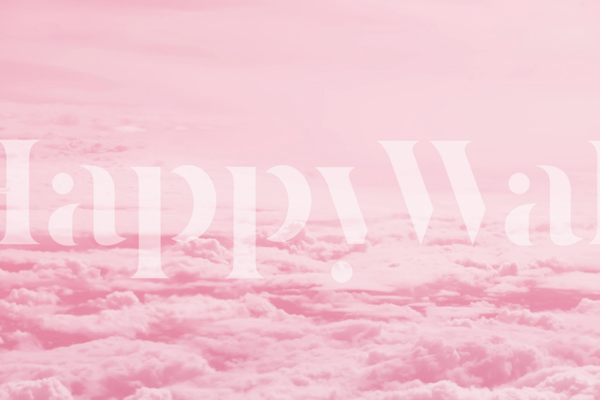 Soft pink clouds with subtle texture wallpaper