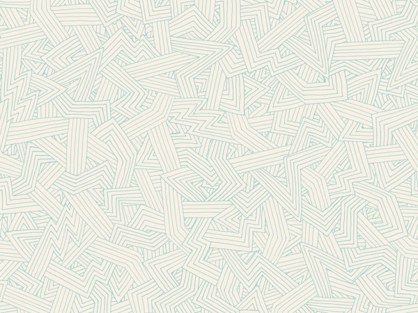 Pearl and Blue Abstract Geometric Maze