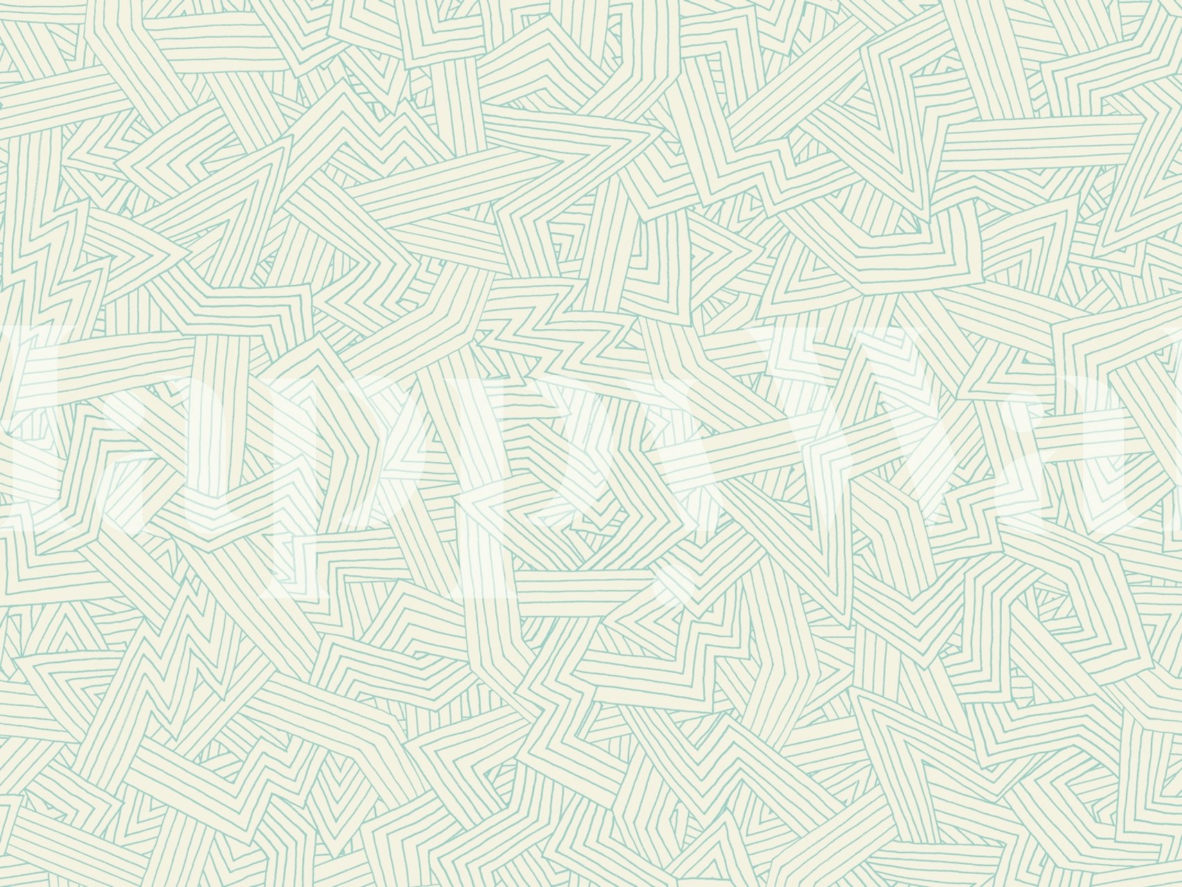 Geometric patterns in pearl and blue tones wallpaper