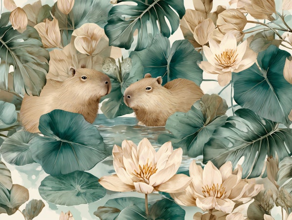 Tranquil Capybara Retreat