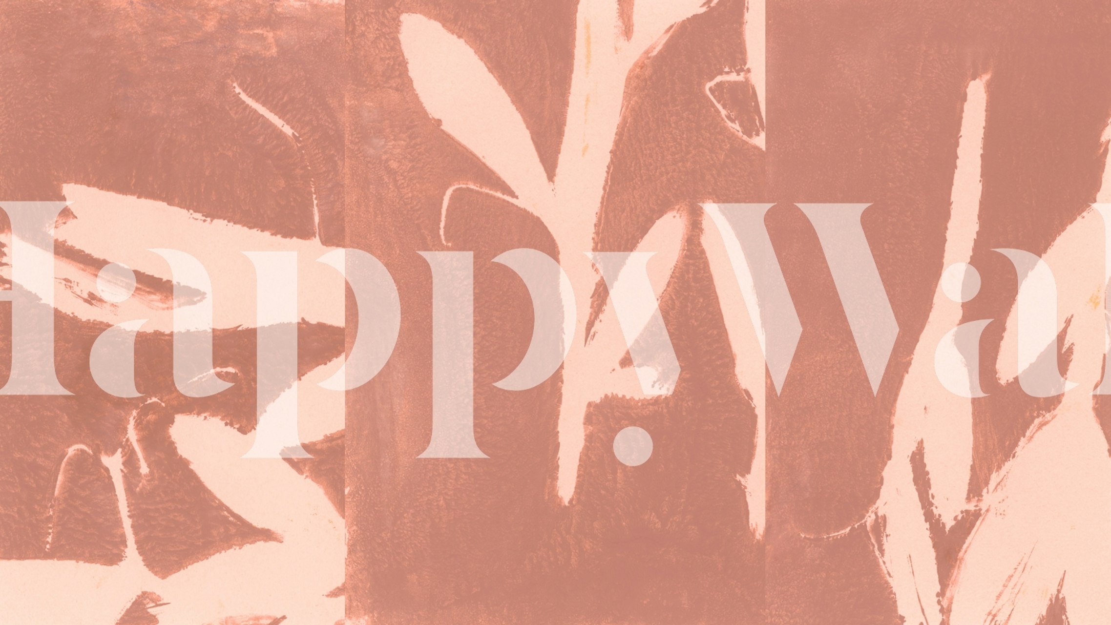 Kasvillinen tapettisuunnittelu huoneessa