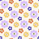 Eyes Flowers Pattern