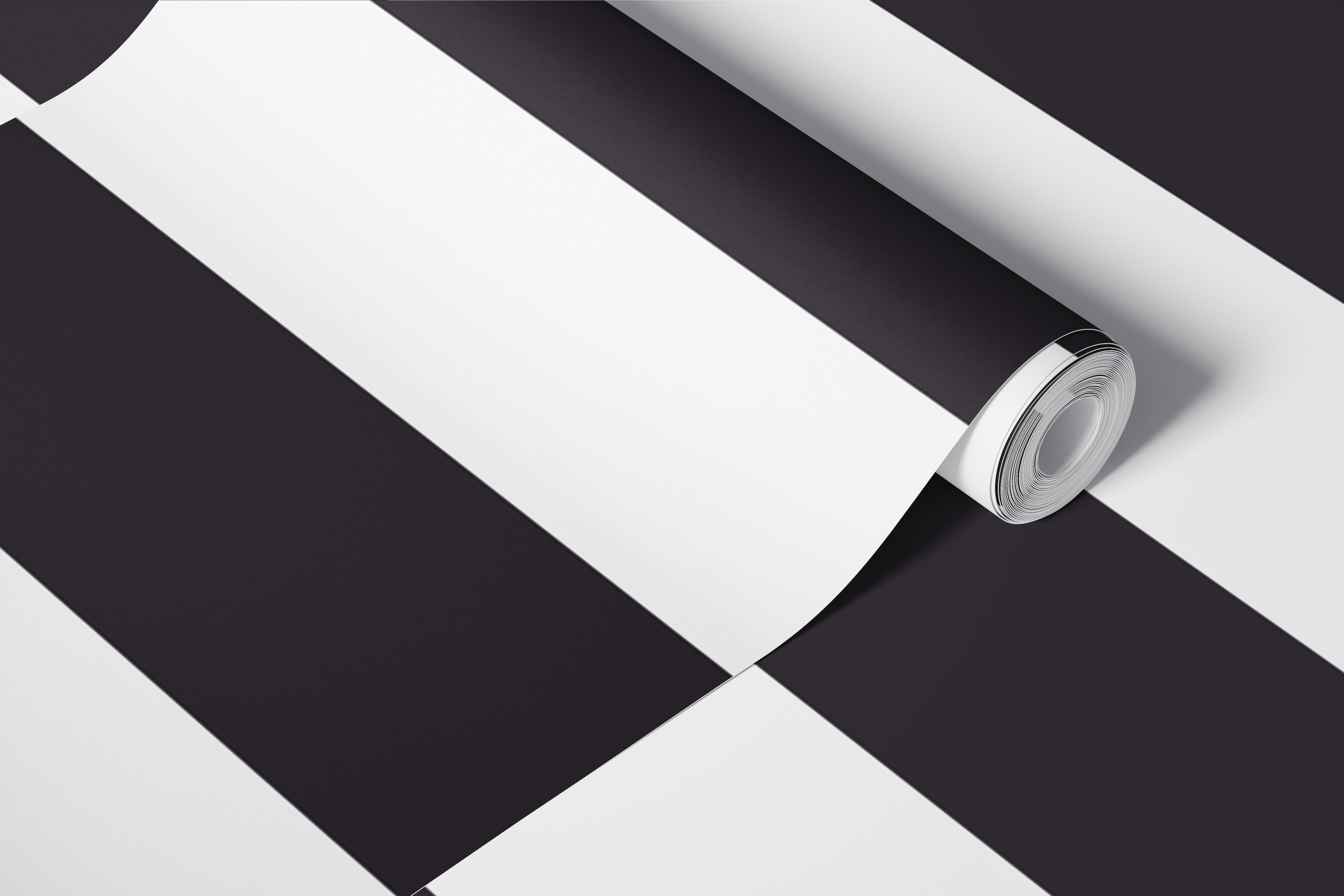 Smooth Black Stripes tapet i et rum