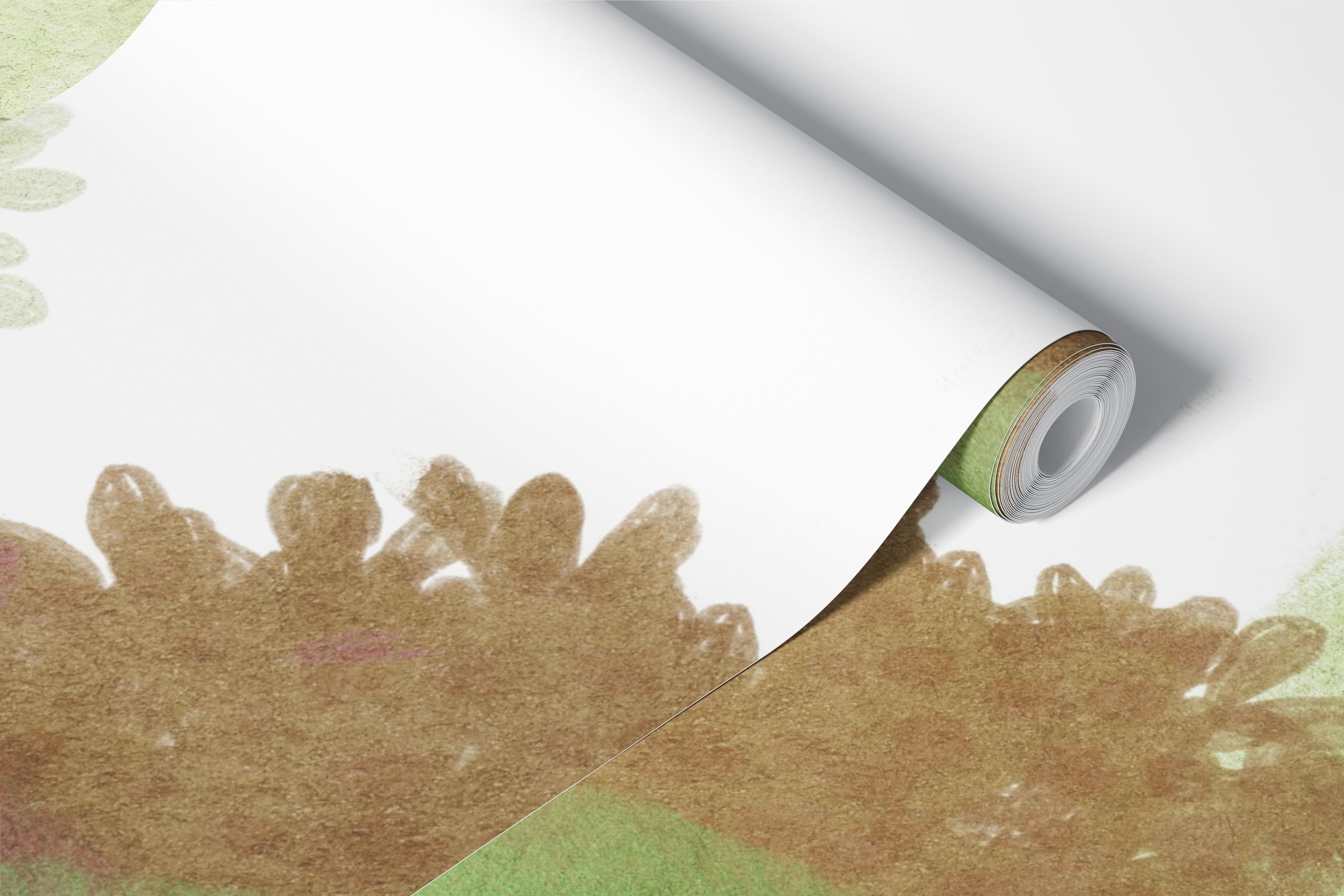 Bright and Joyful Forest wallpaper design