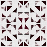 Triangles Composition Burgundy tapete