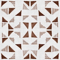 Triangles Composition Mocha tapete