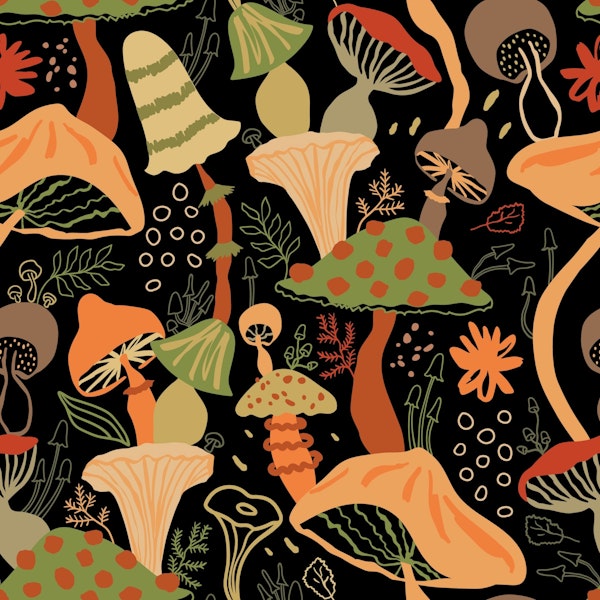 Charming Fungi Design