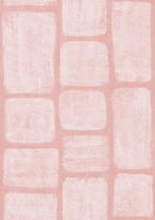 Blush Pink Stones Handmade Painted Geo Shapes wallpaper