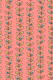 Climbing Vines Stripe Retro Leaves Pink
