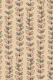 Climbing Vines Stripe Retro Leaves Cream