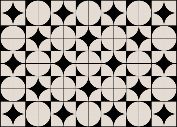 Stylish Black and Beige Art