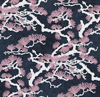 Japanese Pine Tree - pink carta da parati