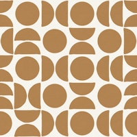 Texture circle shapes Mustard tapet