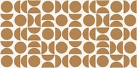 Texture circle shapes Mustard tapet