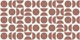 Texture circle shapes Rust